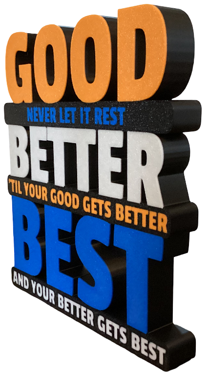 Good, Better, Best