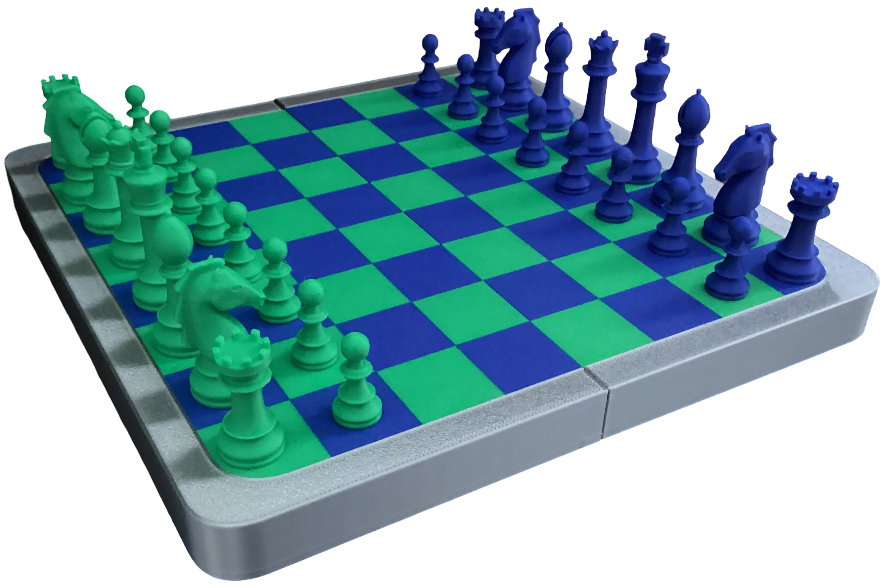 Fully Magnetic Chess/Checkers Game
