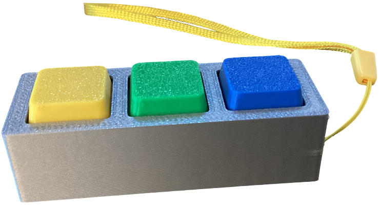 3-Up Mechanical Keyboard Fidget 3-Key