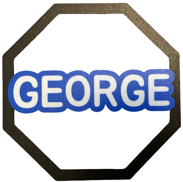 Personalized Name - Cover for Fiber Optic Lamp