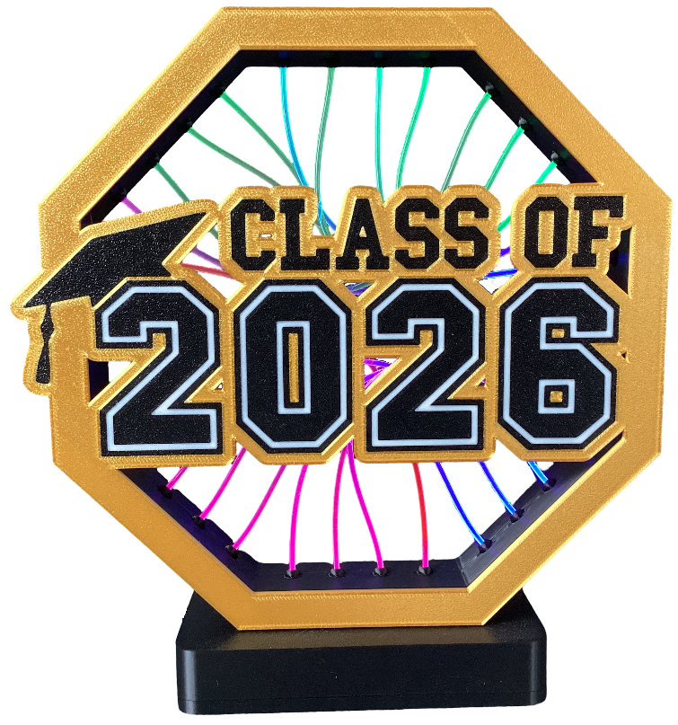 Class of 2026 - Cover for Fiber Optic Lamp