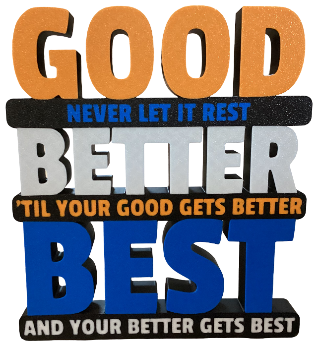 Good, Better, Best