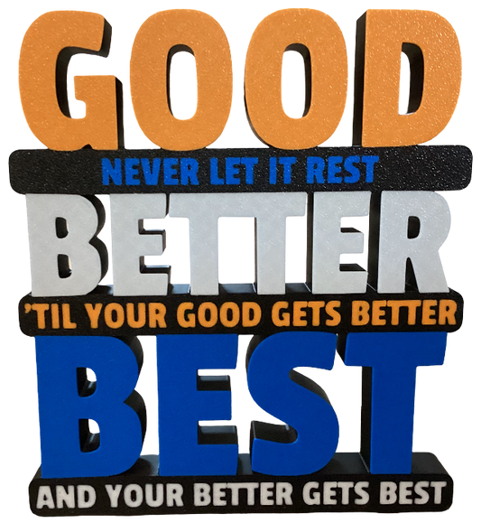 Good, Better, Best