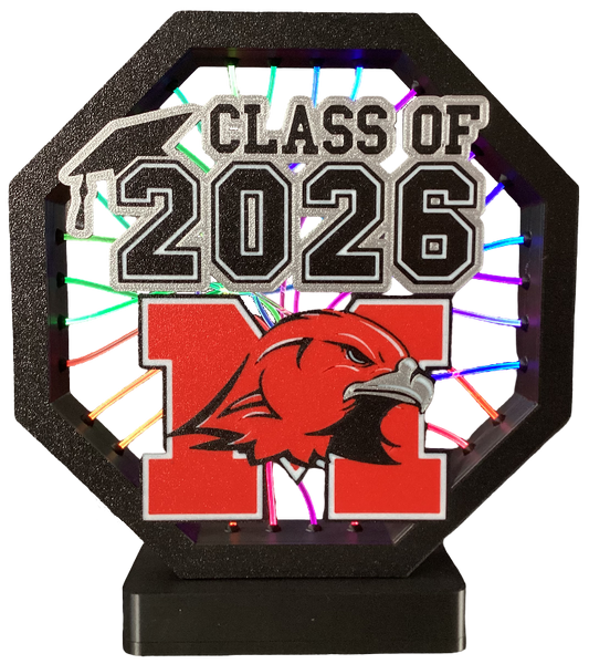 Maine South Class of 2026 - Cover for Fiber Optic Lamp