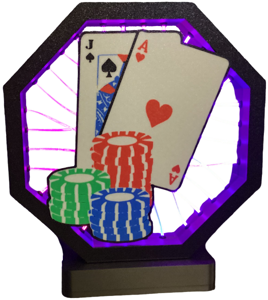 Poker - Cover for Fiber Optic Lamp