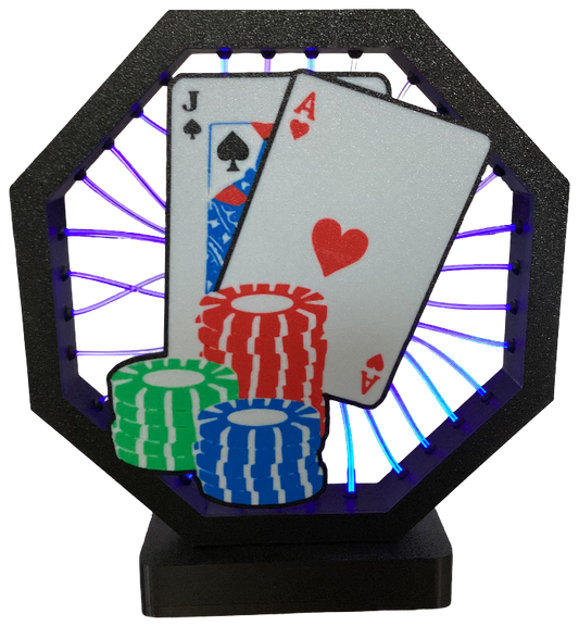 Poker - Cover for Fiber Optic Lamp